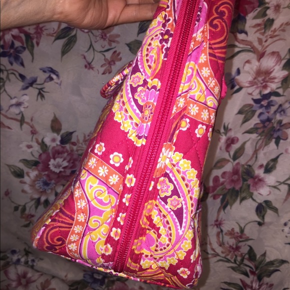 Vera Bradley’s Retired Rasberry Fizz 2 Zipper Bag - Picture 3 of 8